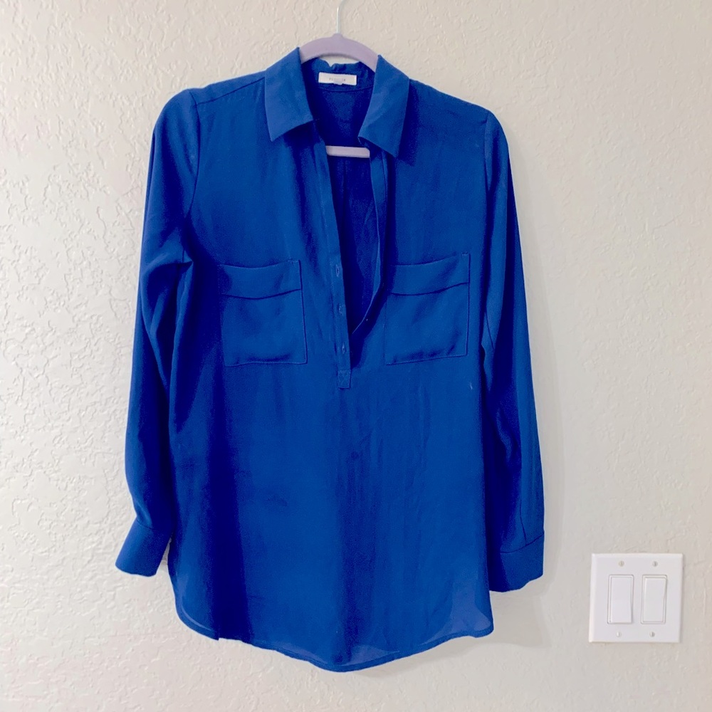 Pleione XS blouse in royal blue